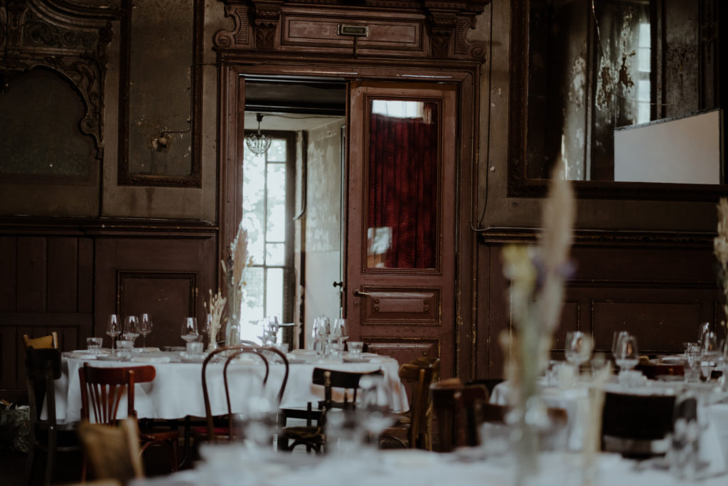 Hochzeitsdeko bei Hochzeit in Clärchens Ballhaus Berlin © Christine Ladehoff Fotografie
