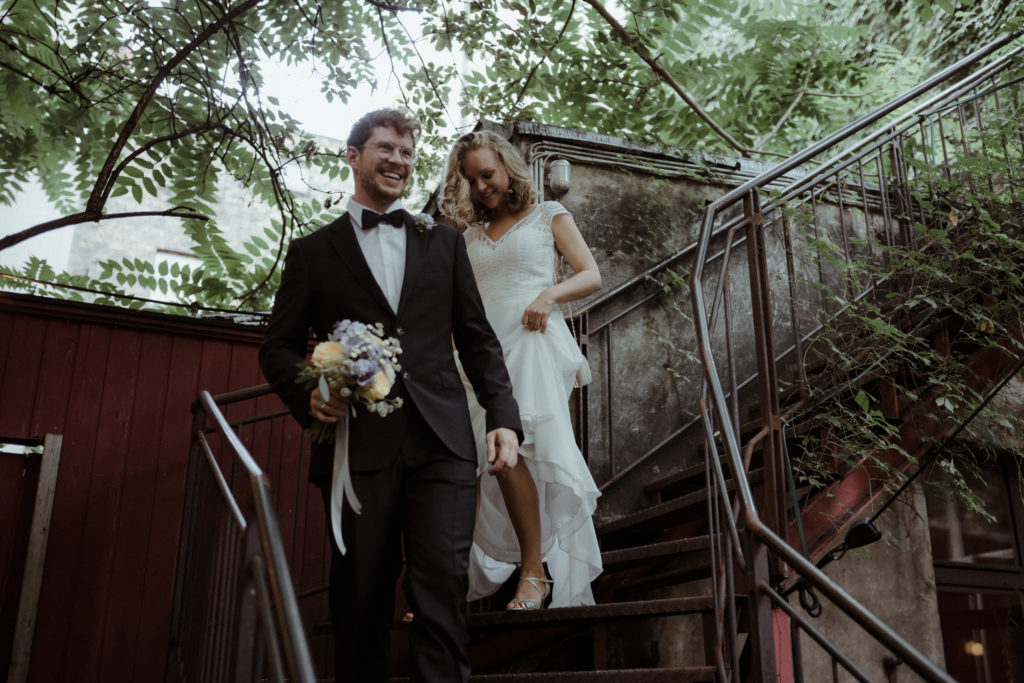 Hochzeit Empfang in Clärchens Ballhaus Berlin © Christine Ladehoff Fotografie