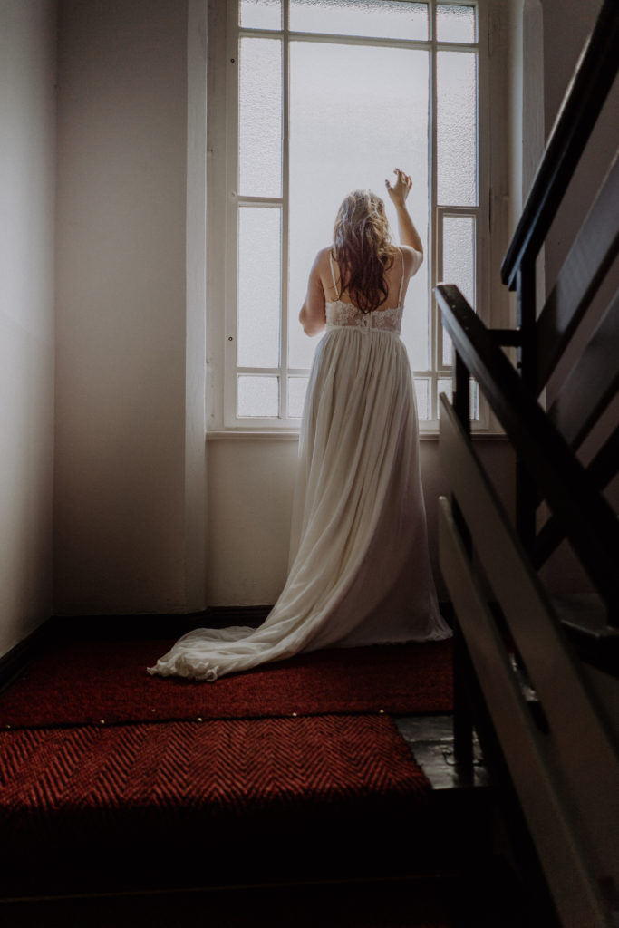 Rückenansicht Brautkleid